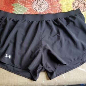 Under Armour Women's Black Shorts Plus Size 3XL
